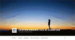 Desktop Screenshot of centroumanistico.it